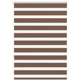 Vidaxx Zebra-Rollo 100x150 cm Stoffbreite 95,9 cm Polyester braun