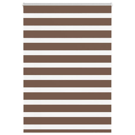 Vidaxx Zebra-Rollo 100x150 cm Stoffbreite 95,9 cm Polyester braun