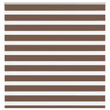 VidaXL Zebra-Rollo 150x150 cm Stoffbreite 145,9 cm Polyester braun