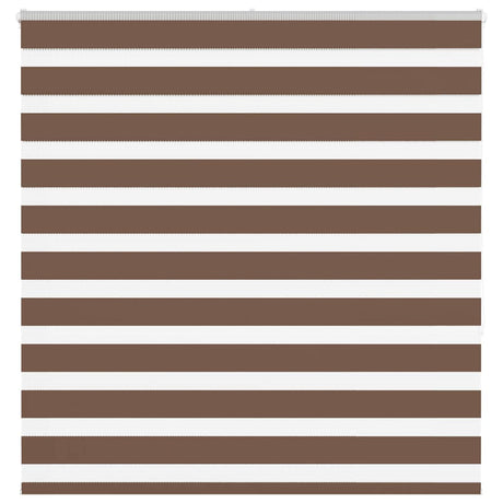 VidaXL Zebra-Rollo 150x150 cm Stoffbreite 145,9 cm Polyester braun