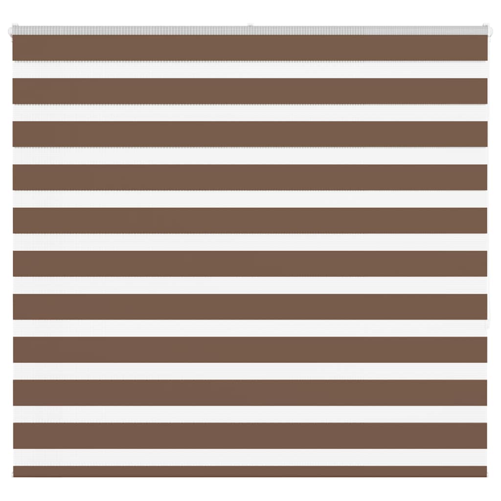 Vidaxl Zebra roller blind 155x150 cm Fabric width 150.9 cm polyester brown