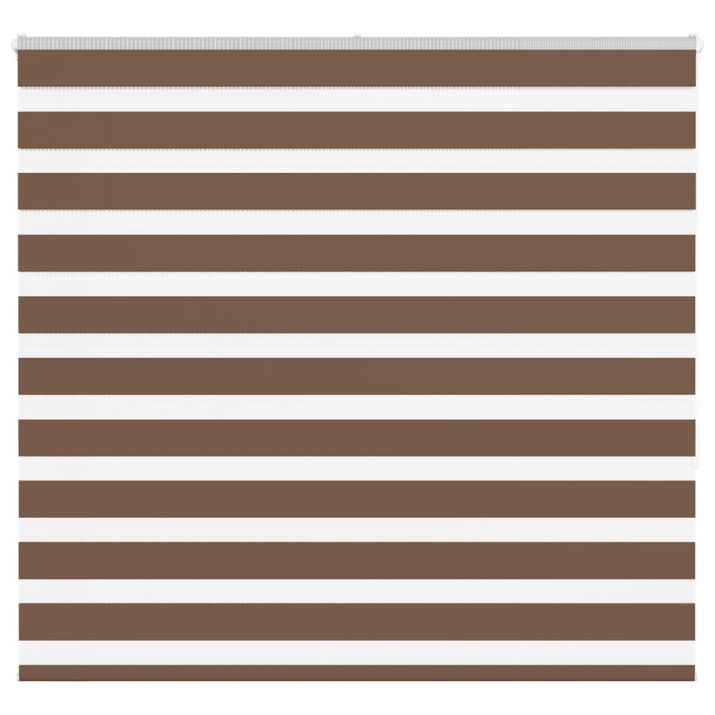 VidaXL Zebra-Rollo 155x150 cm Stoffbreite 150,9 cm Polyester braun