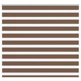 VidaXL Zebra-Rollo 155x150 cm Stoffbreite 150,9 cm Polyester braun