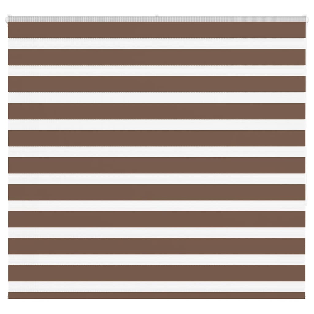 Vidaxl Zebra roller blind 165x150 cm dust width 160.9 cm polyester brown