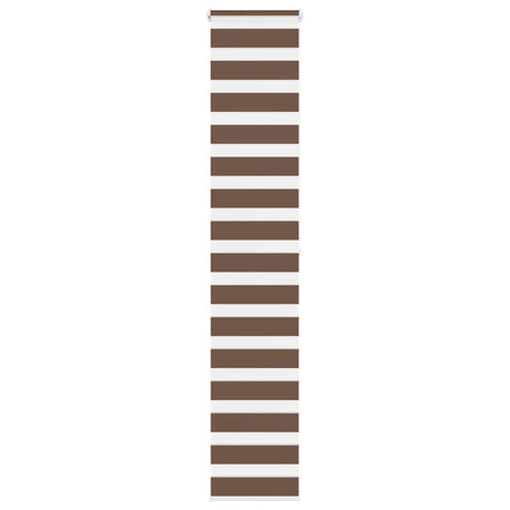 Vidaxx Zebra-Rollo 45x200 cm Stoffbreite 40,9 cm Polyester braun