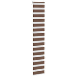 Vidaxx Zebra-Rollo 45x200 cm Stoffbreite 40,9 cm Polyester braun