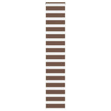 VidaXL Zebra-Rollo 50x200 cm Stoffbreite 45,9 cm Polyester braun