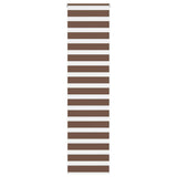 VidaXL Zebra-Rollo 60x200 cm Stoffbreite 55,9 cm Polyester braun