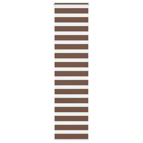 VidaXL Zebra-Rollo 60x200 cm Stoffbreite 55,9 cm Polyester braun