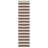 Vidaxx Zebra-Rollo 65x200 cm Stoffbreite 60,9 cm Polyester braun