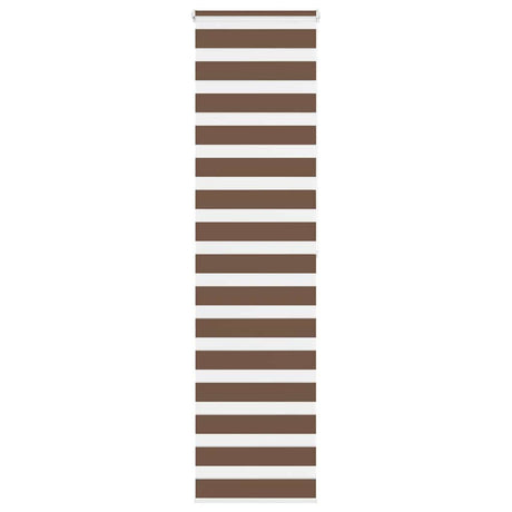 Vidaxx Zebra-Rollo 65x200 cm Stoffbreite 60,9 cm Polyester braun