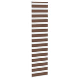 Vidaxx Zebra-Rollo 65x200 cm Stoffbreite 60,9 cm Polyester braun