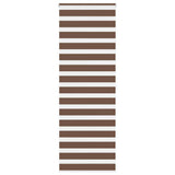 Vidaxx Zebra-Rollo 75x200 cm Stoffbreite 70,9 cm Polyester braun