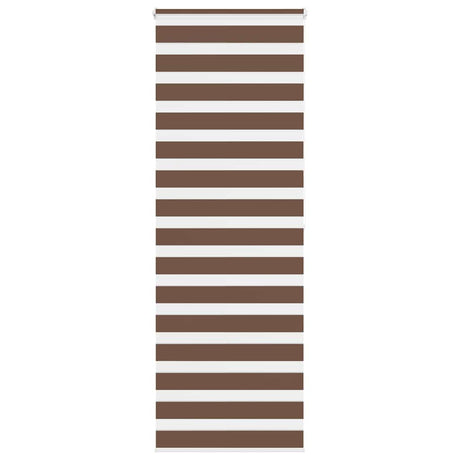 Vidaxx Zebra-Rollo 75x200 cm Stoffbreite 70,9 cm Polyester braun