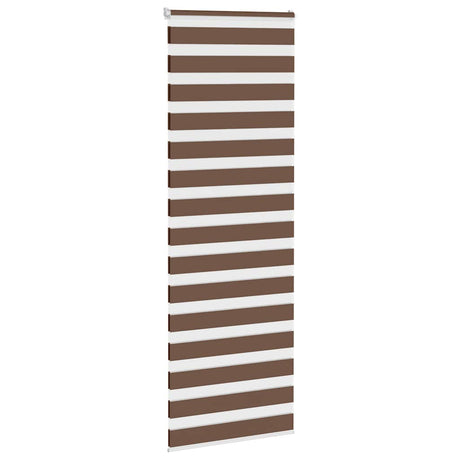 Vidaxx Zebra-Rollo 75x200 cm Stoffbreite 70,9 cm Polyester braun