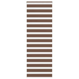 Vidaxx Zebra-Rollo 80x200 cm Stoffbreite 75,9 cm Polyester braun