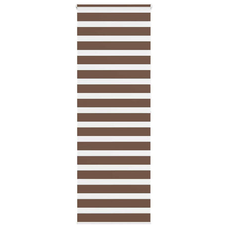 Vidaxx Zebra-Rollo 80x200 cm Stoffbreite 75,9 cm Polyester braun
