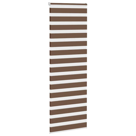 Vidaxx Zebra-Rollo 80x200 cm Stoffbreite 75,9 cm Polyester braun
