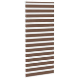 VidaXL Zebra-Rollo 105x200 cm Stoffbreite 100,9 cm Polyester braun