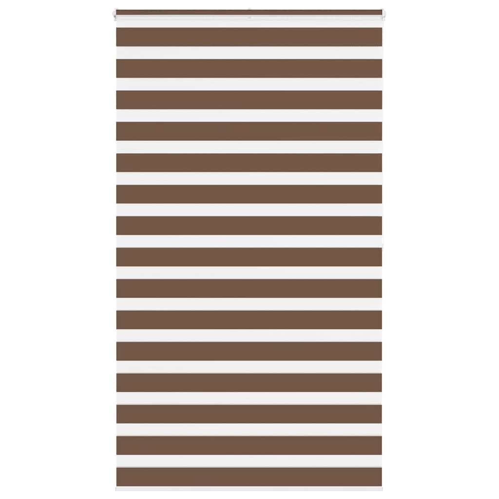 Vidaxx Zebra-Rollo 120x200 cm Stoffbreite 115,9 cm Polyester braun