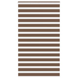 Vidaxx Zebra-Rollo 120x200 cm Stoffbreite 115,9 cm Polyester braun