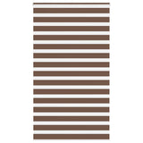 VidaXL Zebra-Rollo 135x200 cm Stoffbreite 130,9 cm Polyester braun