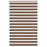 Vidaxl Zebra roller blind 140x200 cm dust width 135.9 cm polyester brown