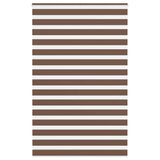 Vidaxl Zebra Roller Blind 150x200 cm Støvbredde 145,9 cm Polyester Brown