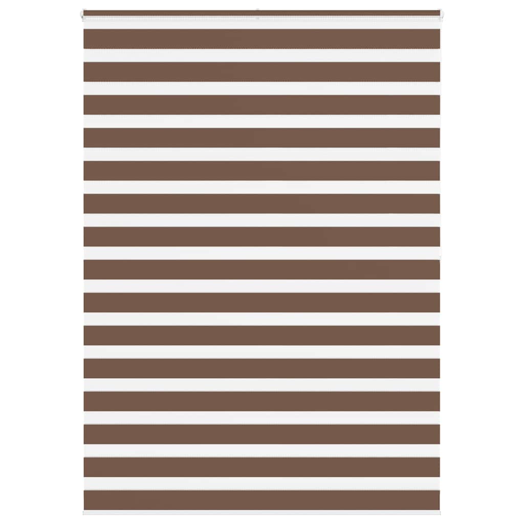 VidaXL Zebra-Rollo 165x200 cm Stoffbreite 160,9 cm Polyester braun