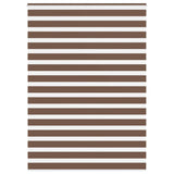 VidaXL Zebra-Rollo 165x200 cm Stoffbreite 160,9 cm Polyester braun
