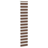 Vidaxx Zebra-Rollo 40x230 cm Stoffbreite 35,9 cm Polyester braun