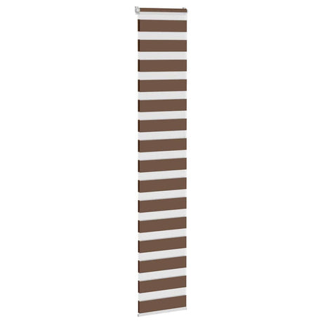 Vidaxx Zebra-Rollo 40x230 cm Stoffbreite 35,9 cm Polyester braun