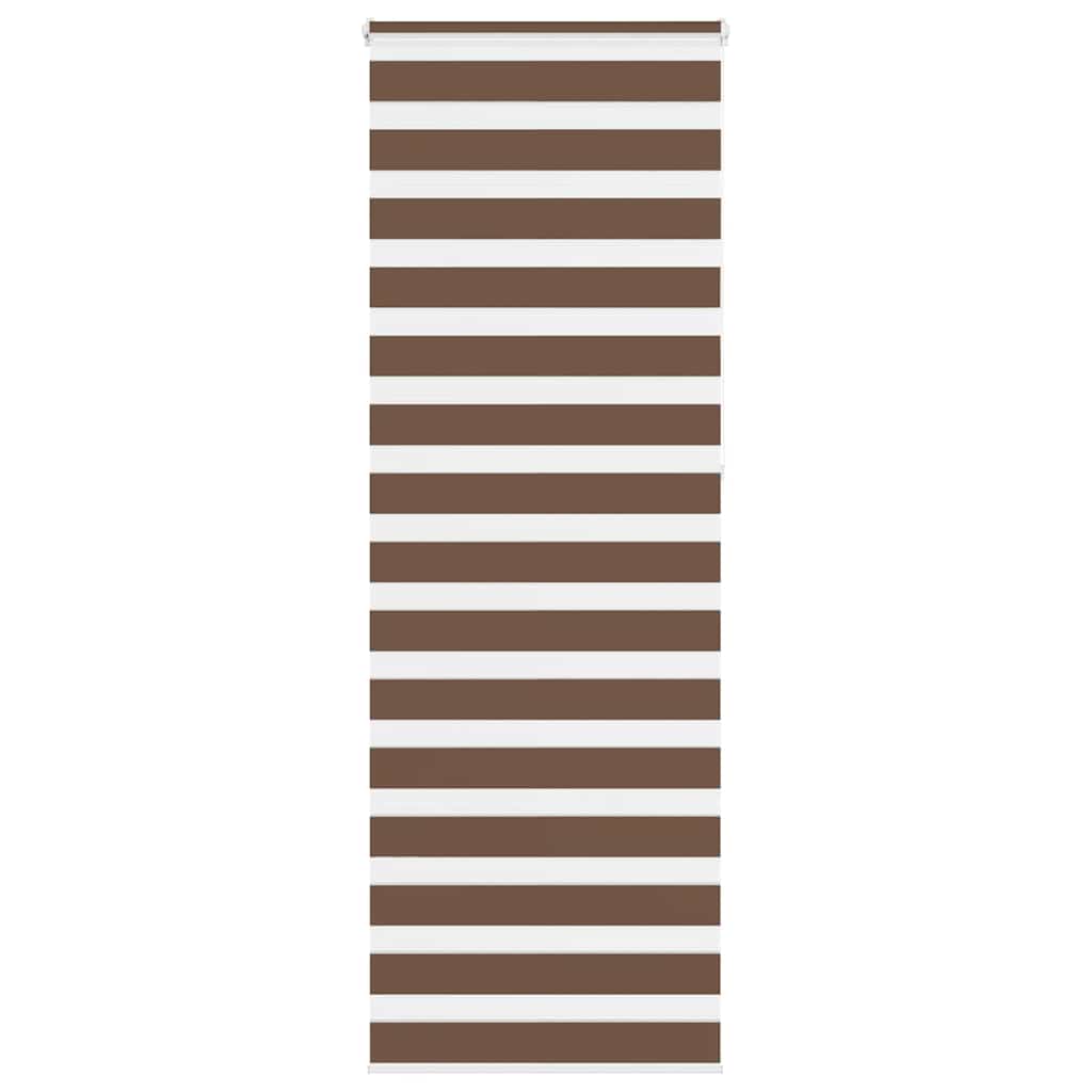 Vidaxx Zebra-Rollo 75x230 cm Stoffbreite 70,9 cm Polyester braun