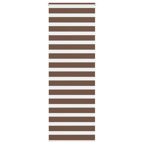 Vidaxx Zebra-Rollo 90x230 cm Stoffbreite 85,9 cm Polyester braun