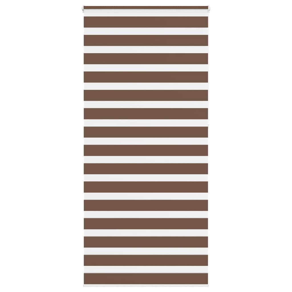 Vidaxx Zebra-Rollo 95x230 cm Stoffbreite 90,9 cm Polyester braun