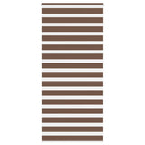 Vidaxx Zebra-Rollo 95x230 cm Stoffbreite 90,9 cm Polyester braun
