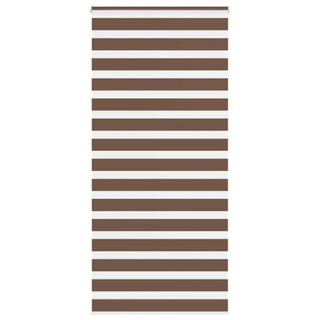 Vidaxx Zebra-Rollo 100x230 cm Stoffbreite 95,9 cm Polyester braun