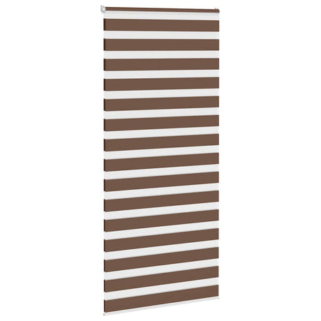 Vidaxx Zebra-Rollo 100x230 cm Stoffbreite 95,9 cm Polyester braun