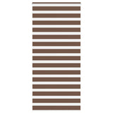 VidaXL Zebra-Rollo 115x230 cm Stoffbreite 110,9 cm Polyester braun