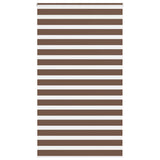 Vidaxl Zebra roller blind 120x230 cm Fabric width 115.9 cm polyester brown