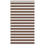 VidaXL Zebra-Rollo 120x230 cm Stoffbreite 115,9 cm Polyester braun