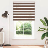 VidaXL Zebra-Rollo 135x230 cm Stoffbreite 130,9 cm Polyester braun