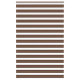 Vidaxl Zebra roller blind 140x230 cm Fabric width 135.9 cm polyester brown