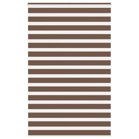 VidaXL Zebra-Rollo 140x230 cm Stoffbreite 135,9 cm Polyester braun