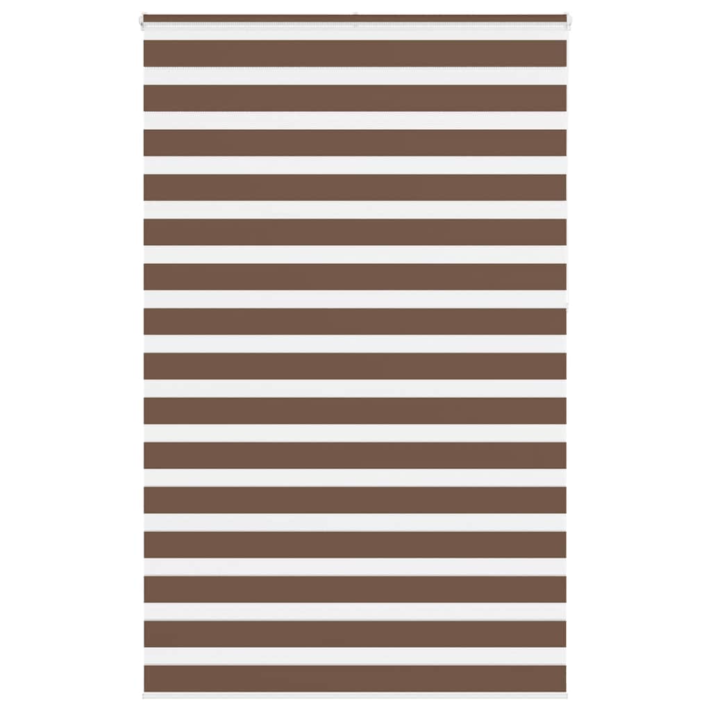 Vidaxx Zebra-Rollo 145x230 cm Stoffbreite 140,9 cm Polyester braun