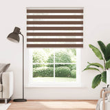 Vidaxl Zebra Roller Blind 160x230 cm Stof bredde 155,9 cm polyesterbrun