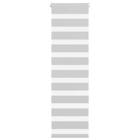 VidaXL Zebra-Rollo 45x100 cm Stoffbreite 40,9 cm Hellgrau