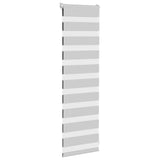 Vidaxl Zebra roller blind 50x100 cm Fabric width 45.9 cm light gray