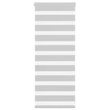 VidaXL Zebra-Rollo 55x100 cm Stoffbreite 50,9 cm Hellgrau