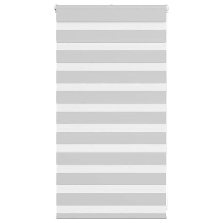 VidaXL Zebra-Rollo 75x100 cm Stoffbreite 70,9 cm Hellgrau